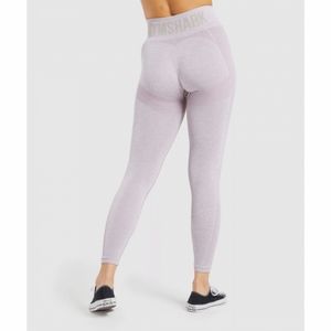 Gymshark Flex High Waisted Leggings - Purple/Grey